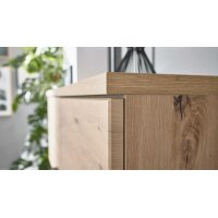 Interliving Wohnzimmer Serie 2110 - Wohnwand Alteiche - Breite ca. 345 cm