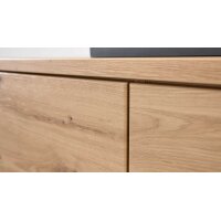 Interliving Wohnzimmer Serie 2110 - Wohnwand Alteiche - Breite ca. 345 cm