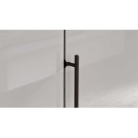 Interliving Kleiderschrank Serie 1205 – Kleiderschrank Kieselgrau & Schiefer – sechs Türen, Breite ca. 300 cm