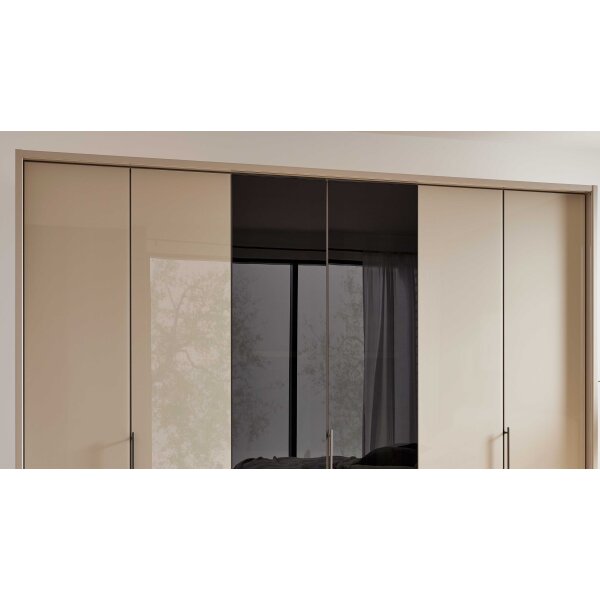 Interliving Kleiderschrank Serie 1205 – Passepartoutrahmen Kieselgrau - für ca. 300 cm Breite