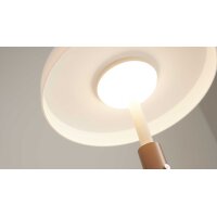 Interliving Leuchten Serie 9351 - Stehlampe warmgraues & kaffeefarbenes Metall - Höhe ca. 160 cm
