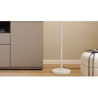 Interliving Leuchten Serie 9351 - Stehlampe warmgraues & kaffeefarbenes Metall - Höhe ca. 160 cm