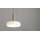 Interliving Leuchten Serie 9351 - Hängelampe warmgraues & kaffeefarbenes Metall - ein Lampenschirm