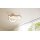 Interliving Leuchten Serie 9353 - Deckenlampe warmgraues & kaffeefarbenes Metall - ca. 69 x 60 cm
