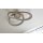 Interliving Leuchten Serie 9353 - Deckenlampe warmgraues & kaffeefarbenes Metall - ca. 69 x 60 cm