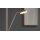 Interliving Leuchten Serie 9352 - Stehlampe mit Leselicht warmgraues & kaffeefarbenes Metall - Höhe ca. 180 cm