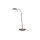 Interliving Leuchten Serie 9352 - Tischlampe, auch als Schreibtischleuchte warmgraues & kaffeefarbenes Metall - Höhe ca. 57 cm