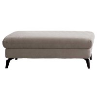 Interliving Sofa Serie 4400 - XXL-Hocker platingrauer...