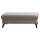 Interliving Sofa Serie 4400 - XXL-Hocker platingrauer Bezug DWN 49 - ca. 128 x 67 cm