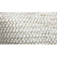Interliving Kissenhülle Serie 9115 wollweißes Mischgewebe - ca. 45 x 45 cm