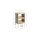 Beistelltisch Eiche natur & graues Metallgestell - ca. 44 x 60 cm
