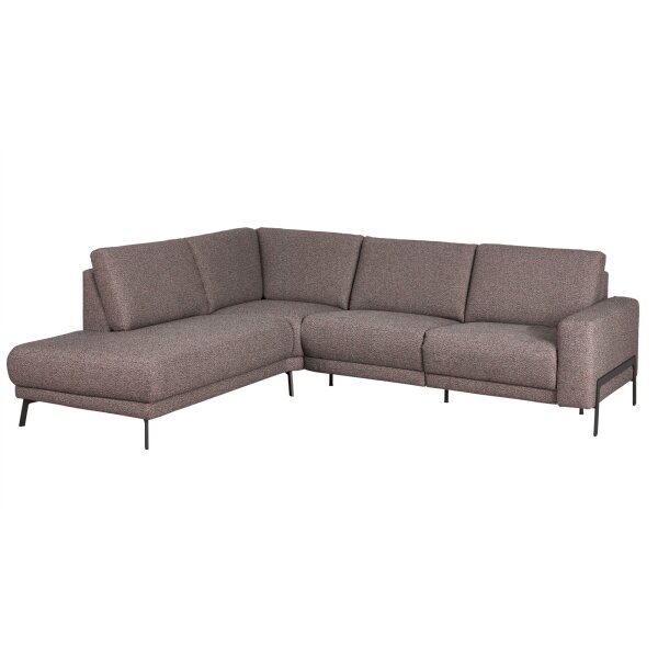 COMFORT SMART Lexi - Ecksofa Salt n pepper multi Bezug – Stellfläche ca. 201 x 169 cm