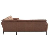 COMFORT SMART Grace - Ecksofa Salt n pepper rusti Bezug – Stellfläche ca. 266 x 246 cm