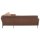 COMFORT SMART Grace - Ecksofa Salt n pepper rusti Bezug – Stellfläche ca. 266 x 246 cm