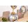 Interliving Leuchten Serie 9334 - Hängeleuchte Rauchglas & schwarzes Metall – Länge ca. 102 cm