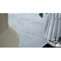 Interliving Esszimmer Serie 5122 – Essgruppe mit sechs Stühlen schwarzes Glas, fangofarbenes Kunstleder & Edelstahl
