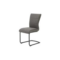 Interliving Esszimmer Serie 5122 – Essgruppen mit Schwingstühlen schwarzes Glas & Metall - ca. 160 x 90 cm