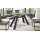 Interliving Esszimmer Serie 5122 – Essgruppen mit Schwingstühlen schwarzes Glas & Metall - ca. 160 x 90 cm