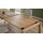 Interliving Esszimmer Serie 5102 – Essgruppe im Skandi-Style Eiche Bianco & leinenfarbener Jacquard Lodge L07 - siebenteilig