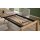 Interliving Esszimmer Serie 5102 – Essgruppe im Skandi-Style Eiche Bianco & leinenfarbener Jacquard Lodge L07 - siebenteilig