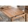 Interliving Esszimmer Serie 5102 – Tischgruppe im Skandi-Style Charakter-Eiche & leinenfarbener Jacquard Lodge L07 - fünfteilig