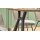 Interliving Esszimmer Serie 5115 - sechsteilige Essgruppe milchkaffeefarbenes Leder Tendens Latte, anthrazitfarbenes Metall & astige Eiche