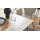 Interliving Esszimmer Serie 5115 - Essgruppe mit heller Polsterung beiger Webstoff Shout 05, mandelfarbener Bezug Gaucho 02, anthrazitfarbenes Metall & astige Eiche