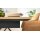 Interliving Esszimmer Serie 5112 - Essgruppe im Skandi-Look petrolfarbene Mikrofaser Dubai PY, anthrazitfarbenes Metall & goldbraune Halifax Eiche