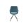Interliving Esszimmer Serie 5112 - Essgruppe im Skandi-Look petrolfarbene Mikrofaser Dubai PY, anthrazitfarbenes Metall & goldbraune Halifax Eiche