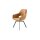 Interliving Esszimmer Serie 5112 - Essgruppe im Skandi-Look kurkumafarbene Mikrofaser Gavin A3, anthrazitfarbenes Metall & goldbraune Halifax Eiche