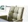 Interliving Esszimmer Serie 5104 – Essgruppe mit Ausziehtisch farngrüne Mikrofaser Fern, dunkelgraue Tischplatte Industrial & schwarzes Metall