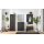 Interliving Garderobe Serie 6012 - Garderobenmöbel-Set anthrazitfarbener Mattlack & Asteiche