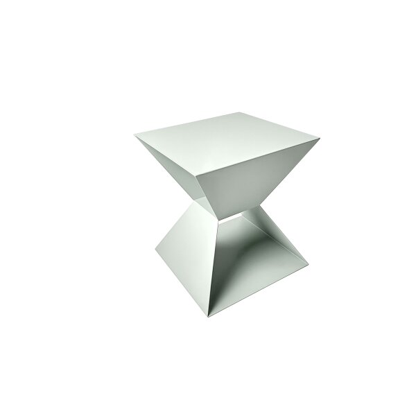 Beistelltisch salbeigrünes Metall - ca. 40 x 45 cm