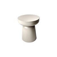 Beistelltisch kaschmirfarbenes Metall - ca. 40 x 45 cm