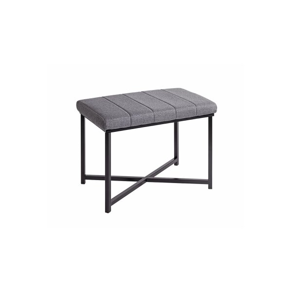 Bank Grau & Schwarz - ca. 59 x 46 cm