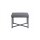 Bank Grau & Schwarz - ca. 59 x 46 cm