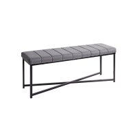 Bank Grau & Schwarz - ca. 118 x 47 cm