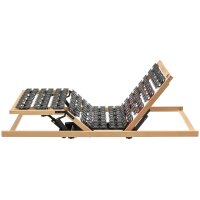 Interliving Lattenrost Serie 1954 mit Funksteuerung drei Motoren & Funk – Liegefläche ca. 90 x 200 cm