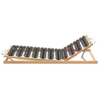 Interliving Lattenrost Serie 1954 mit manueller Verstellung Kopf- & Fußteilverstellung – Liegefläche ca. 90 x 200 cm