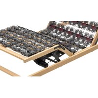 Interliving Lattenrost Serie 1954 mit motorischer Verstellung Kabel & zwei Motoren – Liegefläche ca. 90 x 200 cm