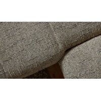 Interliving Sofa Serie 4420 - Ecksofa mit Holzfüßen grausilberner Bezug LRS 19 – Stellfläche ca. 178 x 256 cm