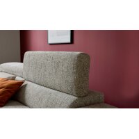 Interliving Sofa Serie 4420 - Ecksofa mit Holzfüßen grausilberner Bezug LRS 19 – Stellfläche ca. 178 x 256 cm