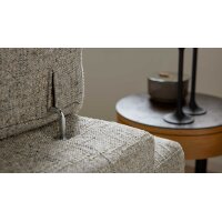Interliving Sofa Serie 4420 - Ecksofa mit Holzfüßen grausilberner Bezug LRS 19 – Stellfläche ca. 178 x 256 cm