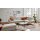 Interliving Sofa Serie 4420 - Ecksofa mit Metallfüßen graubeiger Bezug LRS 19 – Stellfläche ca. 285 x 207 cm