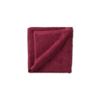 Handtuchserie Ladessa - Handtuch himbeerrote Baumwolle -...