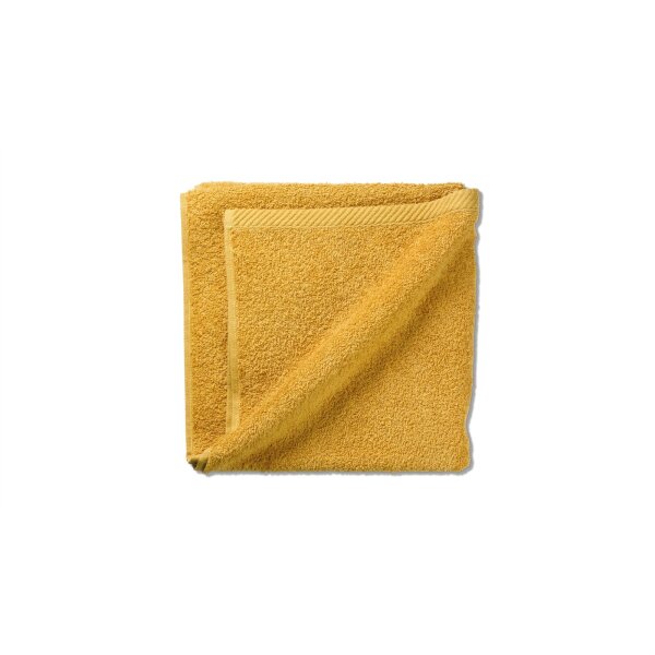 Handtuchserie Ladessa - Handtuch curryfarbene Baumwolle - ca. 50 x 100 cm