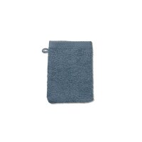 Handtuchserie Ladessa - Waschhandschuh rauchblaue...