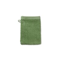 Handtuchserie Ladessa - Waschhandschuh moosgrüne...