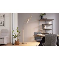 Interliving Leuchten Serie 9354 - Stehlampe sandfarbenes...