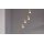 Interliving Leuchten Serie 9354 - Stehlampe sandfarbenes Metall - Höhe ca. 204 cm